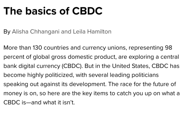 CBDCs and the End of Financial Freedom for Americans Abroad
