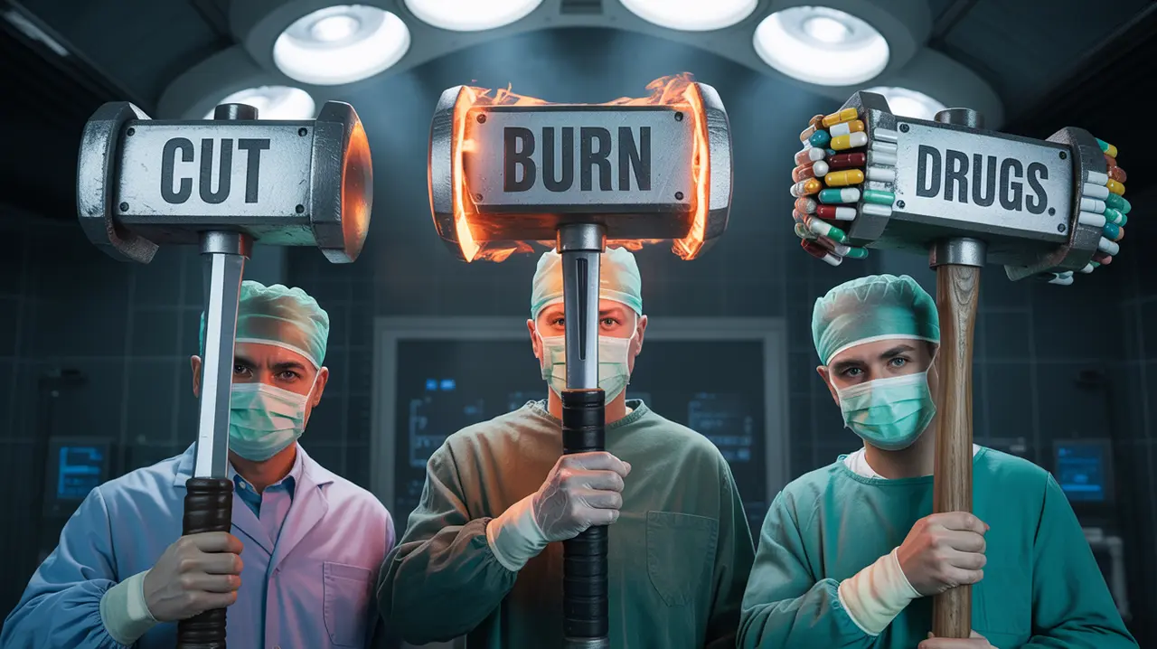 The Three Hammers&##x3a; Why Every Man Must Think Twice Before Surrendering to Prostate Cancer Treatment