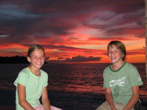 Ian and Catherine in Tamarindo, Costa Rica
